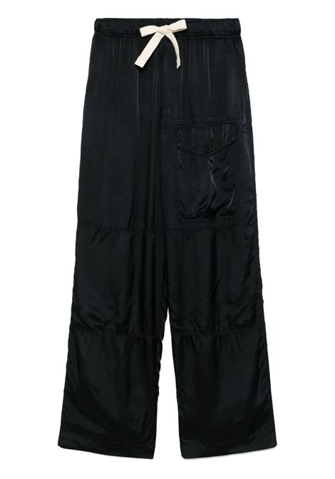 Blue pannoch drawstring trousers Dries van noten - men